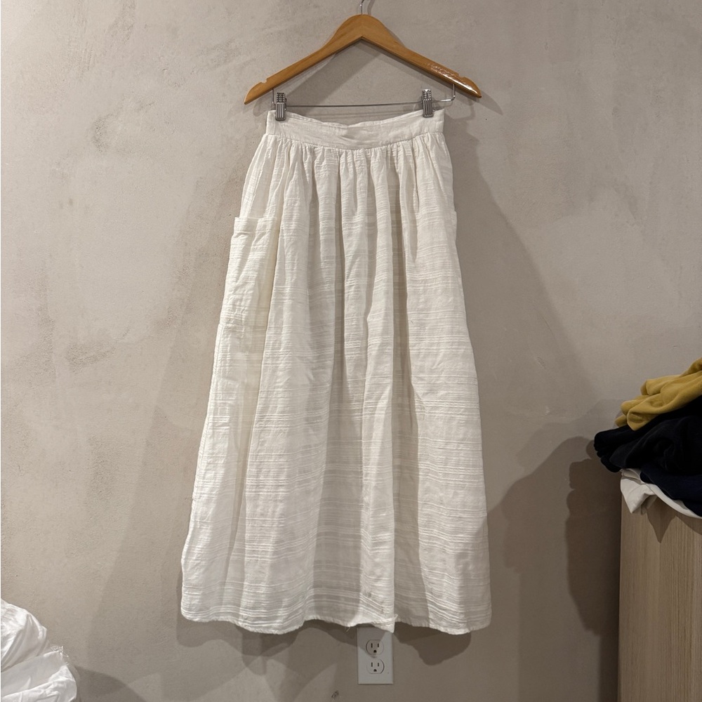 Mara Hoffman White Cotton Skirt Size 2